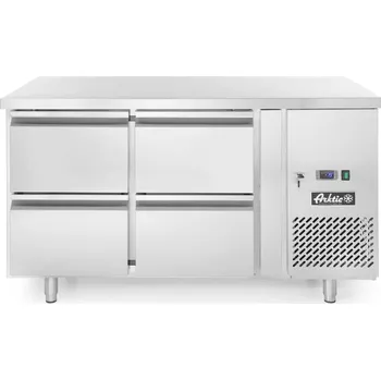 Chladicí stůl se 4 zásuvkami a postranními skříňkami, Arktic, Profi Line, 230V/250W, 1360x700x(H)858mm