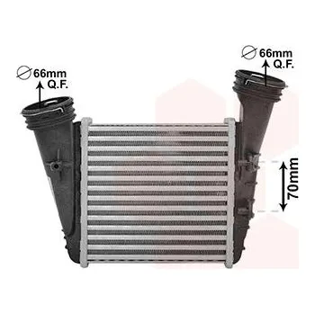 Motor automobilu chladič turba VAN WEZEL 58004372