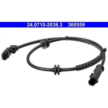 Přislušenství brzdového systému Snímač, počet otáček kol ATE 24.0710-2038.3