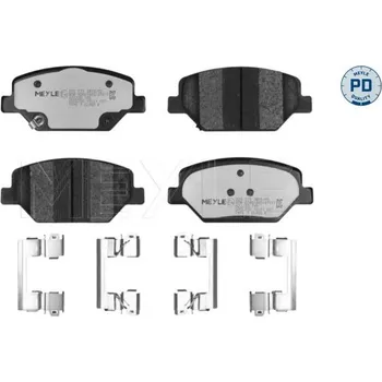 Autodíl Sada brzdových destiček, kotoučová brzda MEYLE 025 221 3819/PD