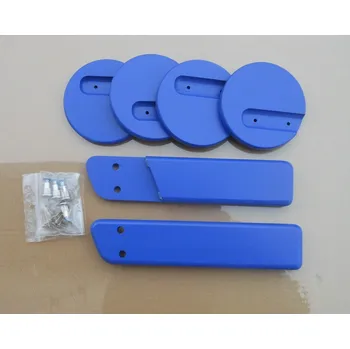 Jídelní židlička Jitro Područky + stabilizační botky - Modrá