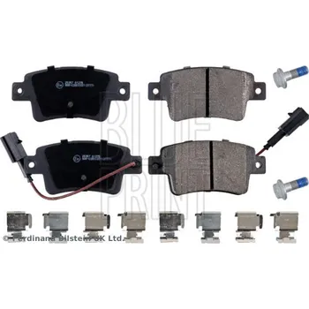 Brzdová destička Sada brzdových destiček, kotoučová brzda BLUE PRINT ADL144237