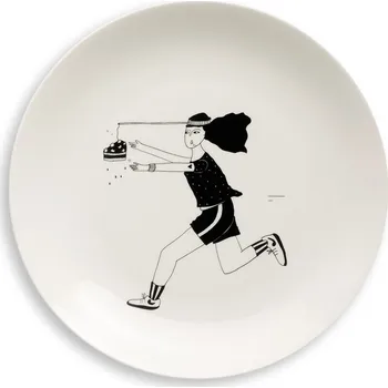 Talíř helen b Porcelánový talíř motivation is key 23 cm