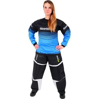 Florbalový dres FLOORBEE Goalie Armor set 3.0 Florbalový brankářský set XL, černá / modrá