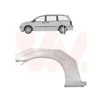 Blatník karosérie Boční stěna VAN WEZEL 0733147