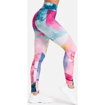 Dámské legíny LELOSI Legíny Pinkburstle PLUS