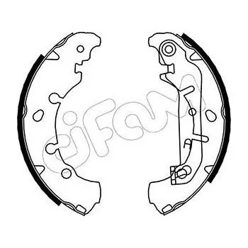 Auto-moto Sada brzdových čelistí CIFAM 153-136