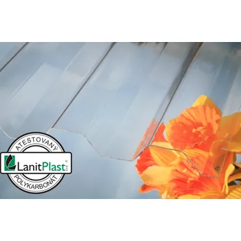 Průsvitná krytina polykarbonátová deska MARLON CS 0,8 mm 1,06x3 m čirá
