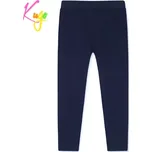 Dívčí zateplené legíny Kugo WL0932, tmavě modré