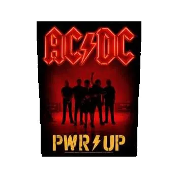 Nášivka Merch AC/DC: Zádová Nášivka Pwr-up