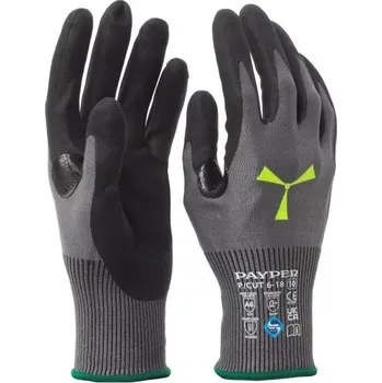 Pracovní rukavice PAYPER P/CUT 6-18 protiřezné rukavice stupeň F - 10