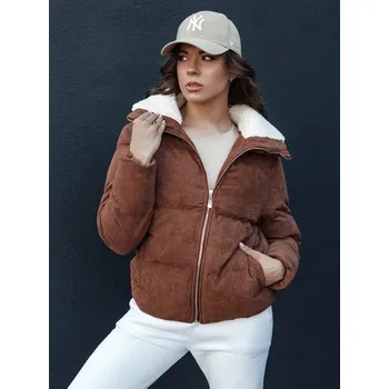 Dámská bunda Dstreet Dámská módní hnědá zimní bunda Trendyglam