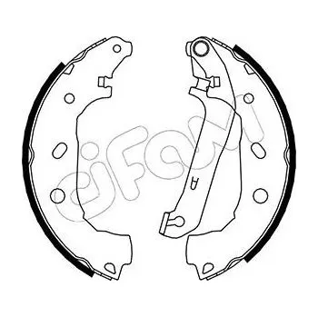 Auto-moto Sada brzdových čelistí CIFAM 153-138