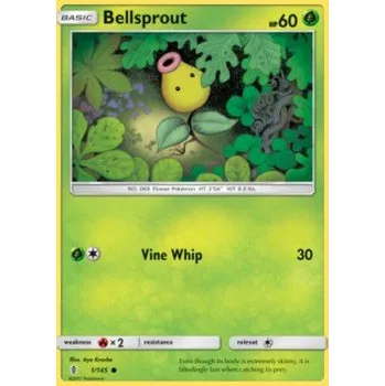 Volný čas Pokémon GRI 001/145 Bellsprout - Guardians Rising Stav: Excellent, Verze: NORMAL