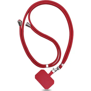 Univerzální šňůrka Simple na telefon červená