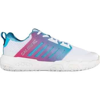 Pánská sálová obuv Pánská sálová obuv Salming RECOIL STRIKE 2 7.5 Bílá, Tyrkysová, Fialová