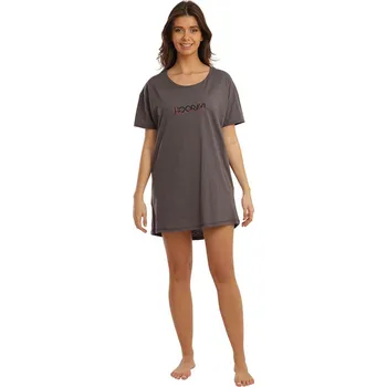 Dámské pyžamo Dámské maxitričko Gina šedé (19118) XXL 19118-DxGMxC Možnost vrácení zboží ZDARMA do 120 dnů!