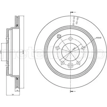 Brzdový kotouč Brzdový kotouč CIFAM 800-1019C