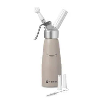 Hendi 975893 Láhev na šlehačku Kitchen line hnědá