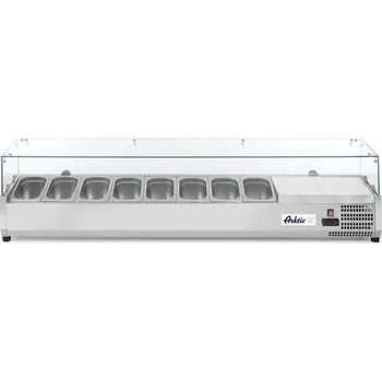 Chladicí zásobník GN 1/4, Arktic, 8x GN 1/4, 230V/180W, 1805x335x(H)460mm