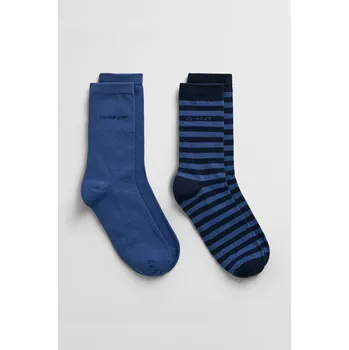Dívčí oblečení PONOŽKY GANT STRIPE SOCKS 2-PACK VINTAGE BLUE