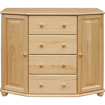 Komoda Slevadoma Komoda 52 Klasik masiv borovice Barva: Barva bílá