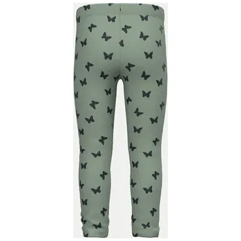 Dámské legíny NAME IT Legíny 13225451 Zelená Slim Fit 104