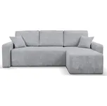 Rozkládací rohová sedací souprava JASMINA Pravá Šedá
