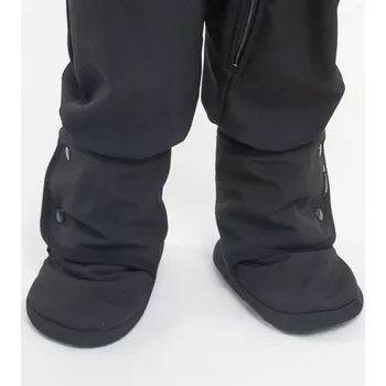 Capáčky Kulišárny Softshellové capáčky barefoot s microfleece BLACK Black VELIKOST: 6 délka stélky: 16cm