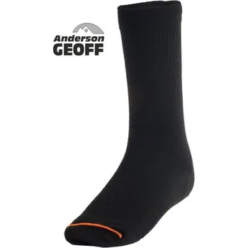 Rybářské oblečení Geoff Anderson Ponožky Liner Sock Černé Velikost: L (44-46)