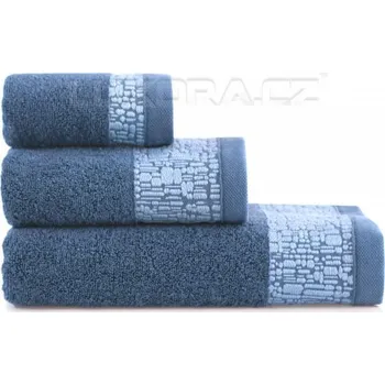 Utěrka Ručníky a osušky ROCHER modré - 70 x 140 cm