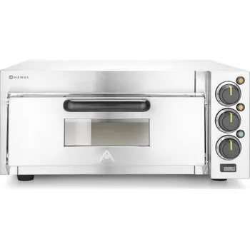 Pec na pizzu Jednokomorová pec na pizzu 2000 W, HENDI, Stříbrná, 230V/2000W, 580x560x(H)275mm