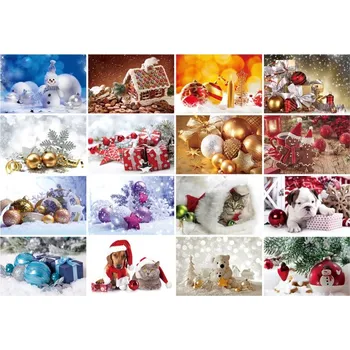 Impap Pohlednice 3D obrázek 11 x 16cm Vánoce - 18 ks