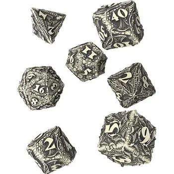 Příslušenství k deskovým hrám Q-workshop Sada kostek Dracopolis - Hebridský černý