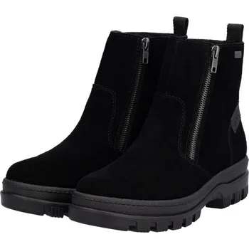 Dámské polobotky Dámská kožená obuv X8251-00 Rieker černá Barva: schwarz, Velikost: 41