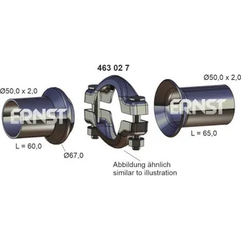 Výfuková trubka Opravna sada, vyfuk.potrubi ERNST 463027