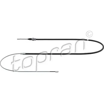 Lanko parkovací brzdy Tažné lanko, parkovací brzda TOPRAN 108 333