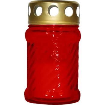 Hnojivo Lampička hřbitovní STŘEDNÍ VÁLEC skleněná 40g d6,5x12cm