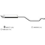 Stredni tlumic vyfuku ERNST 055277
