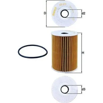Olejový filtr Olejový filtr KNECHT OX 415D