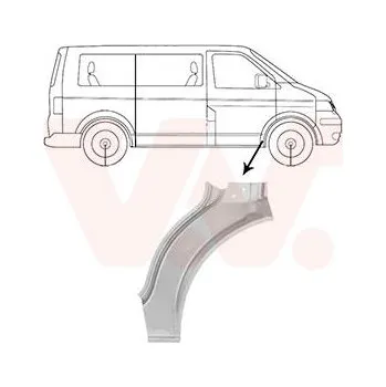 Blatník karosérie Blatník VAN WEZEL 5896156