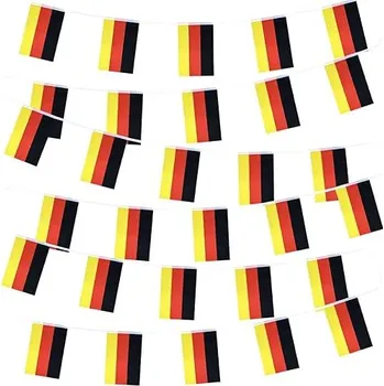 Vlajka Německá vlajka 14x21 cm -30 ks