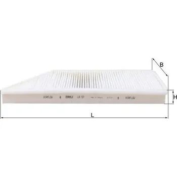 Kabinový filtr Filtr, vzduch v interiéru KNECHT LA 57