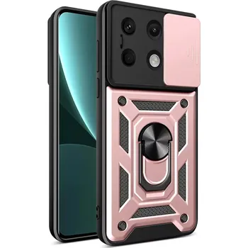 Pouzdro na mobilní telefon Kryt Xiaomi Redmi Note 13 5G Techsuit CamShield Pro rose gold