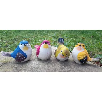 Zahradní dekorace Prodex Import Barevný ptáček polyston