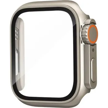 Příslušenství k chytrým hodinkám Ochranný kryt pro Apple Watch - Titanový zlatý, 44 mm