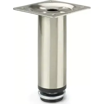 Nábytková nožka MARCELO s rektifikací imitace nerez 150 mm