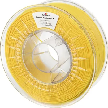 Filament Spectrum 3D filament, HIPS-X, 1,75mm, 1000g, 80076, bahama yellow