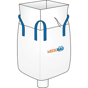 Pytle na odpadky Big bag nový: 200x90x90cm Z/V C. 1500 kg