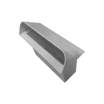 Karl mřížka pro přívod externího vzduchu - kanál, 150 x 50mm, bílá